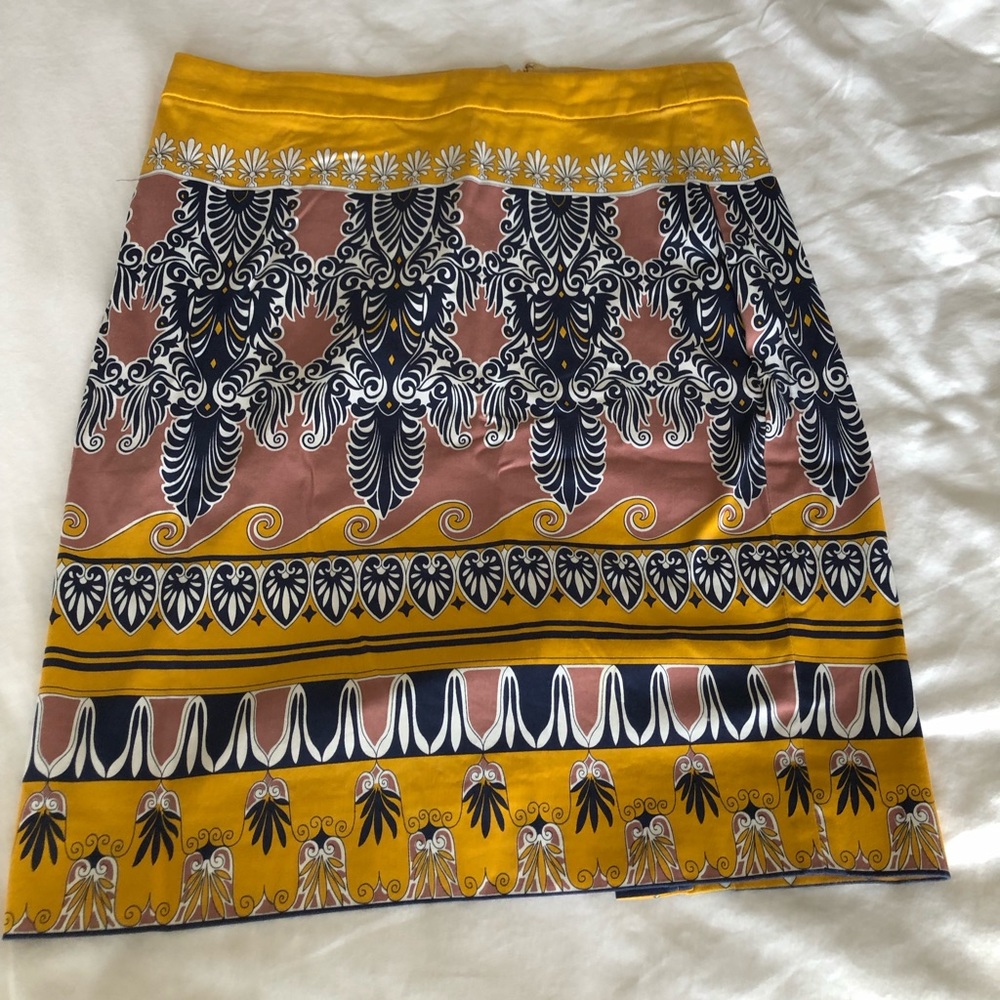 Cotton pencil skirt